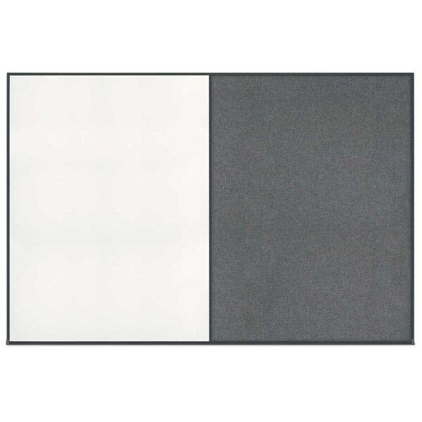 Enclosed Corkboard, 1 Door, 60"x36", 4" Fra